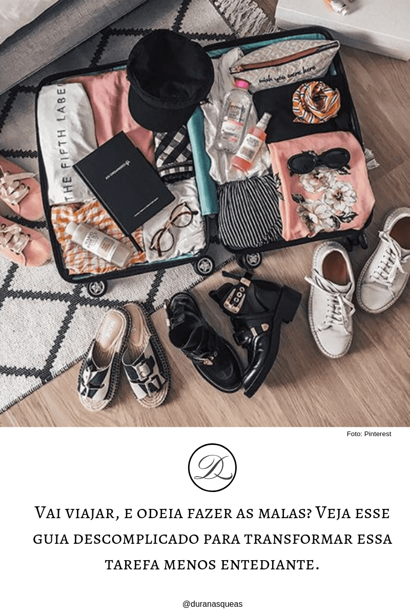 Vai viajar, e odeia fazer as malas? Veja como descomplicar essa&nbsp;tarefa